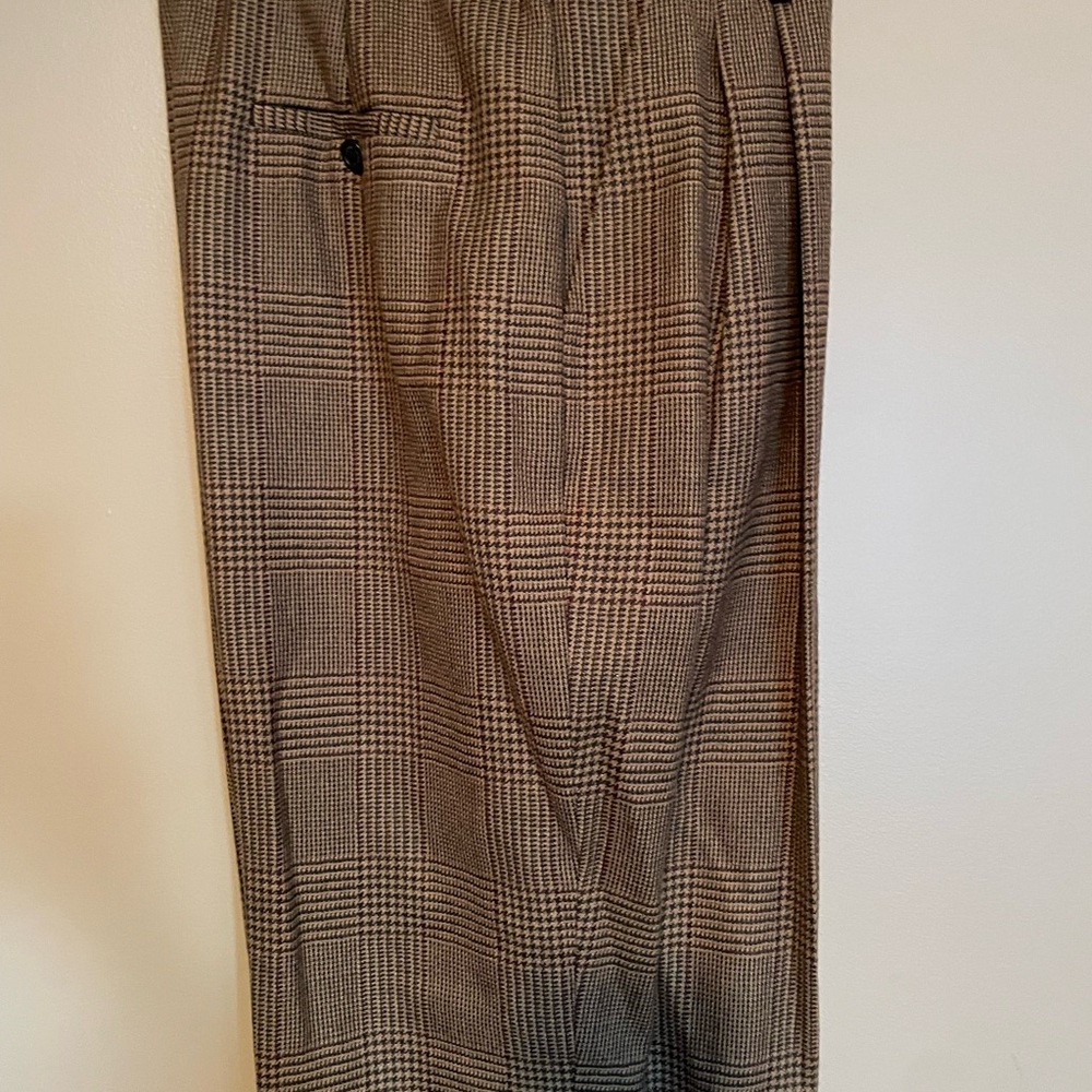 NWT ✨Ralph Lauren Oxfordshire Brown Plaid Pants✨ - Picture 5 of 6